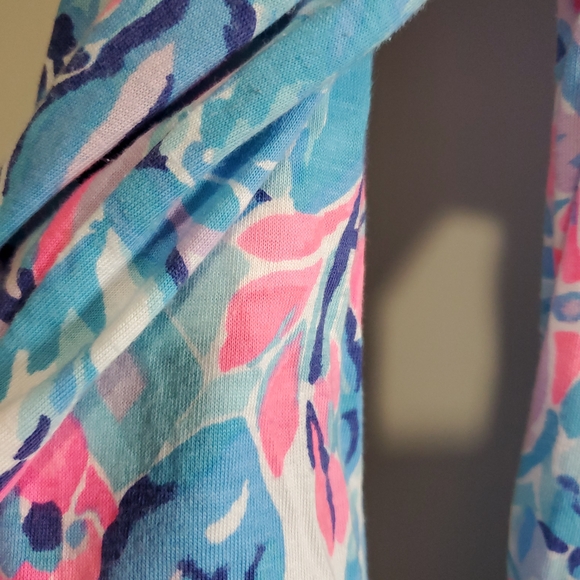 Lilly Pulitzer Blue and Pink Dress Size Women's Small - Picture 6 of 11